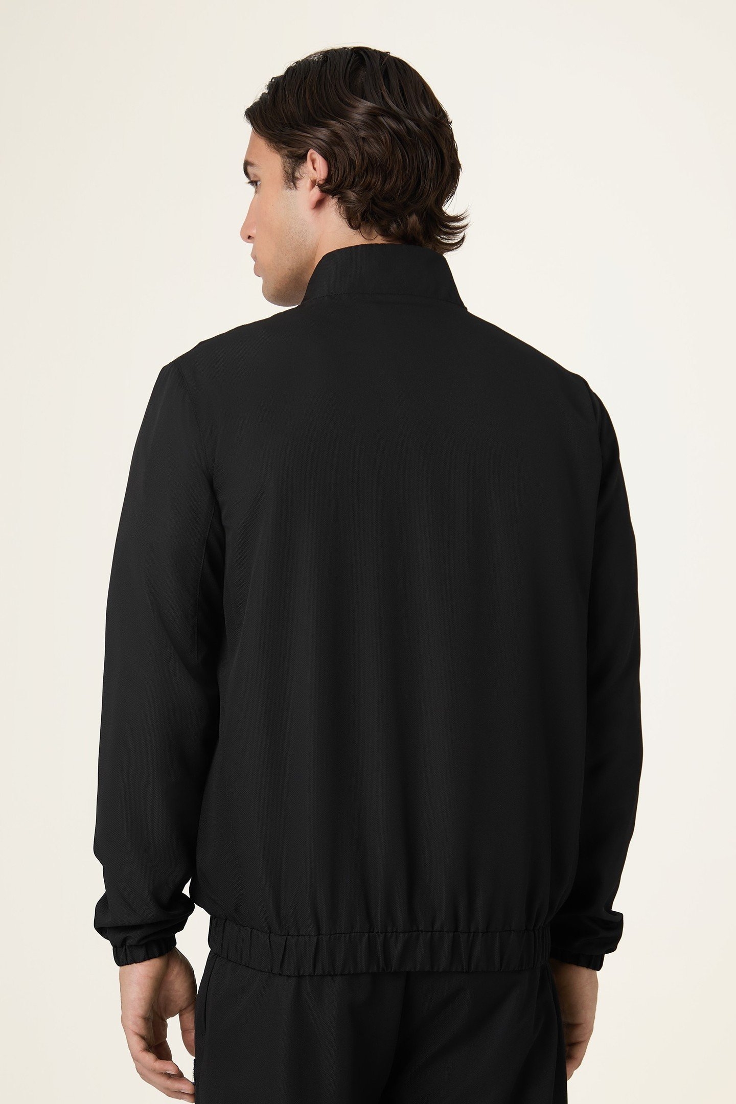 SAN SIRO REGULAR BLOCKED WOVEN TRACK JACKET BLACK 3