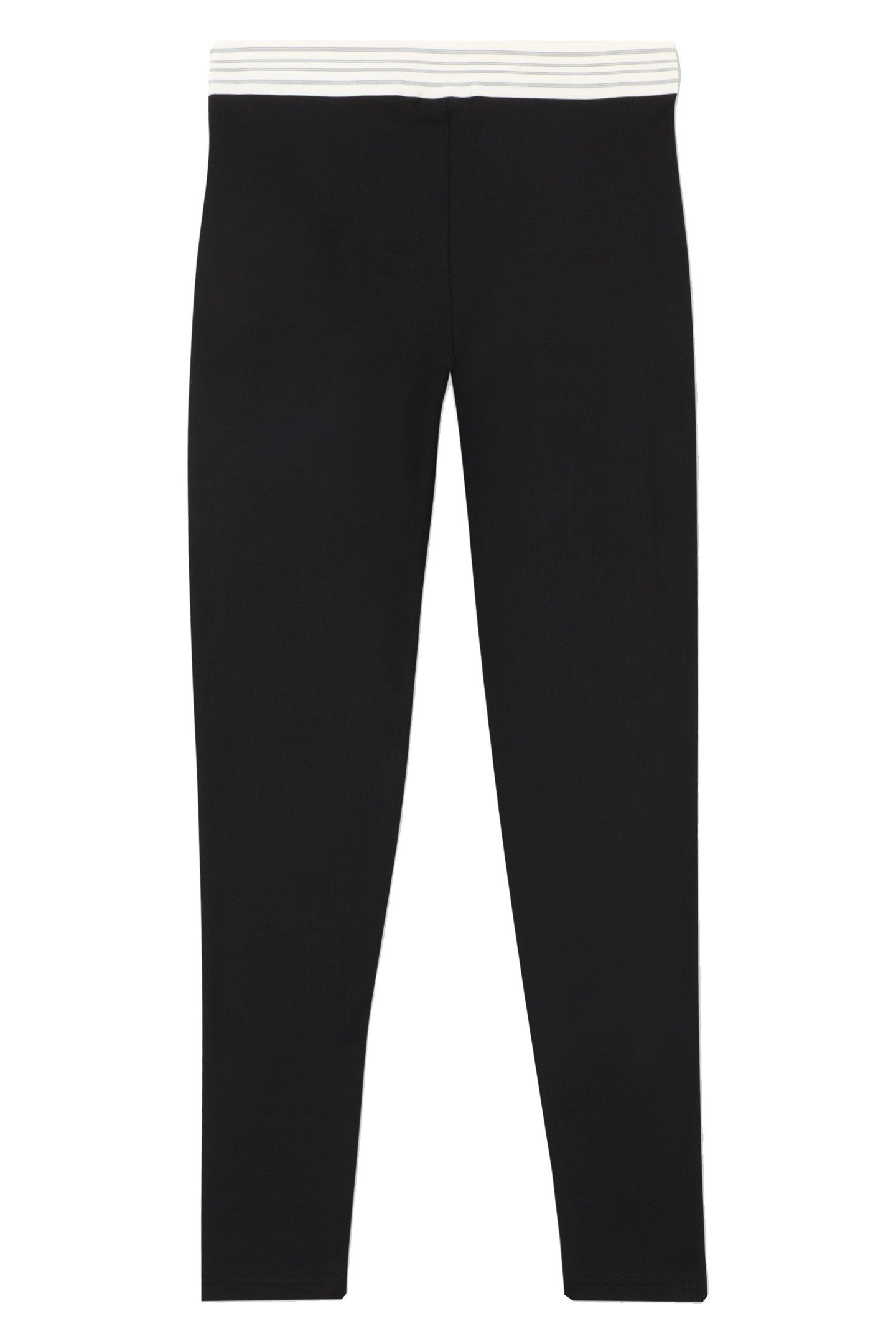 BELLAGIO RIBBED LEGGINGS BLACK 1