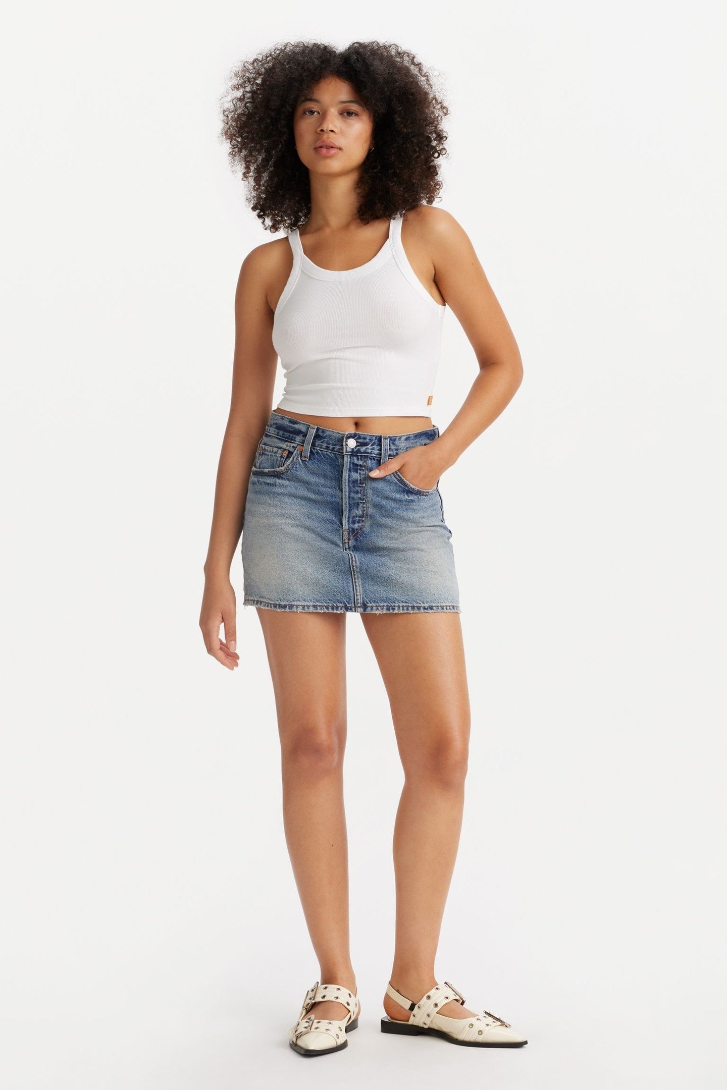 ICON SKIRT MED INDIGO 4