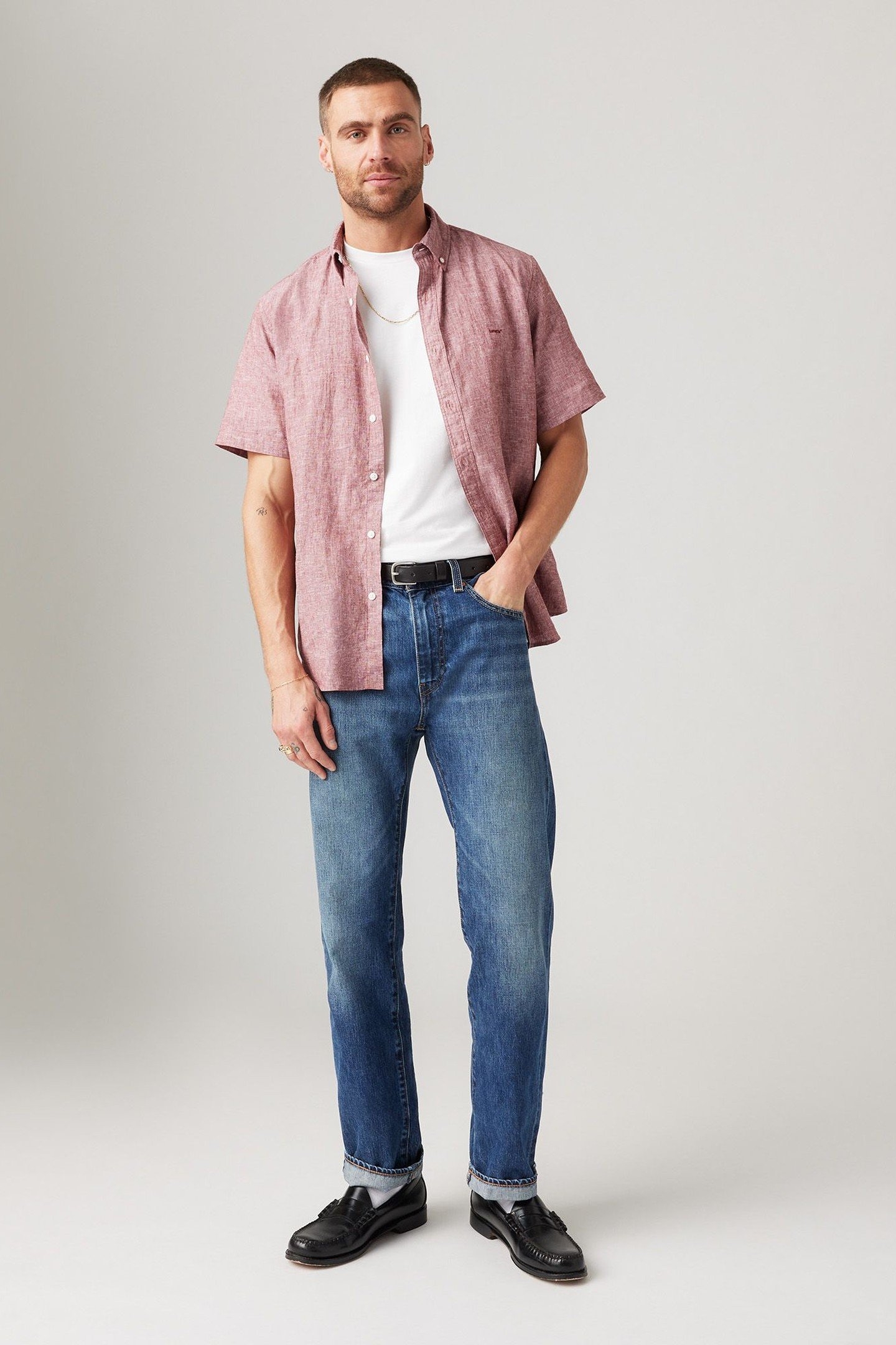 505™ REGULAR SELVEDGE JEANS DARK INDIGO 1