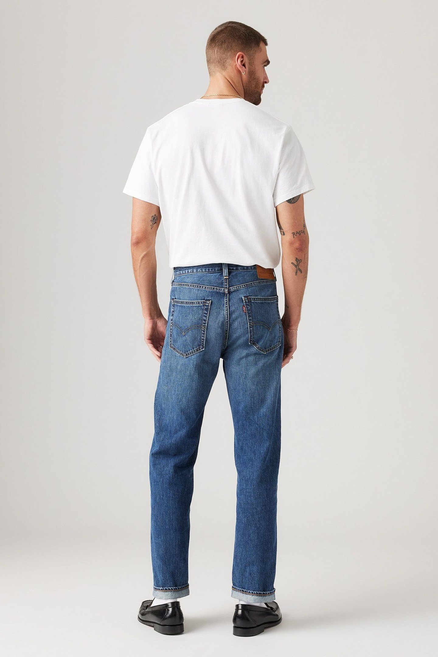 505™ REGULAR SELVEDGE JEANS DARK INDIGO 2