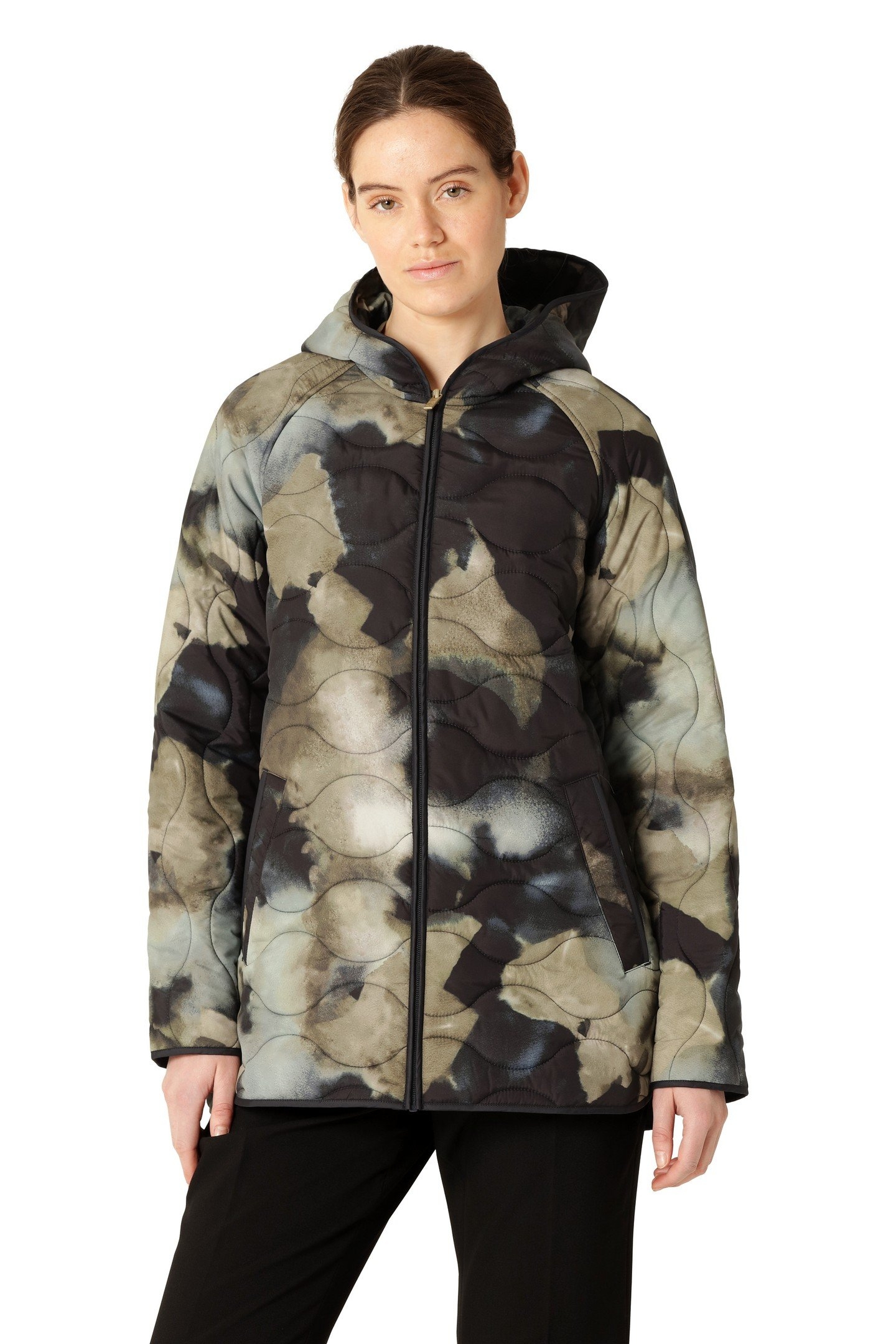 QUILTED07P QUILT JACKETS MOSS PRINT 2