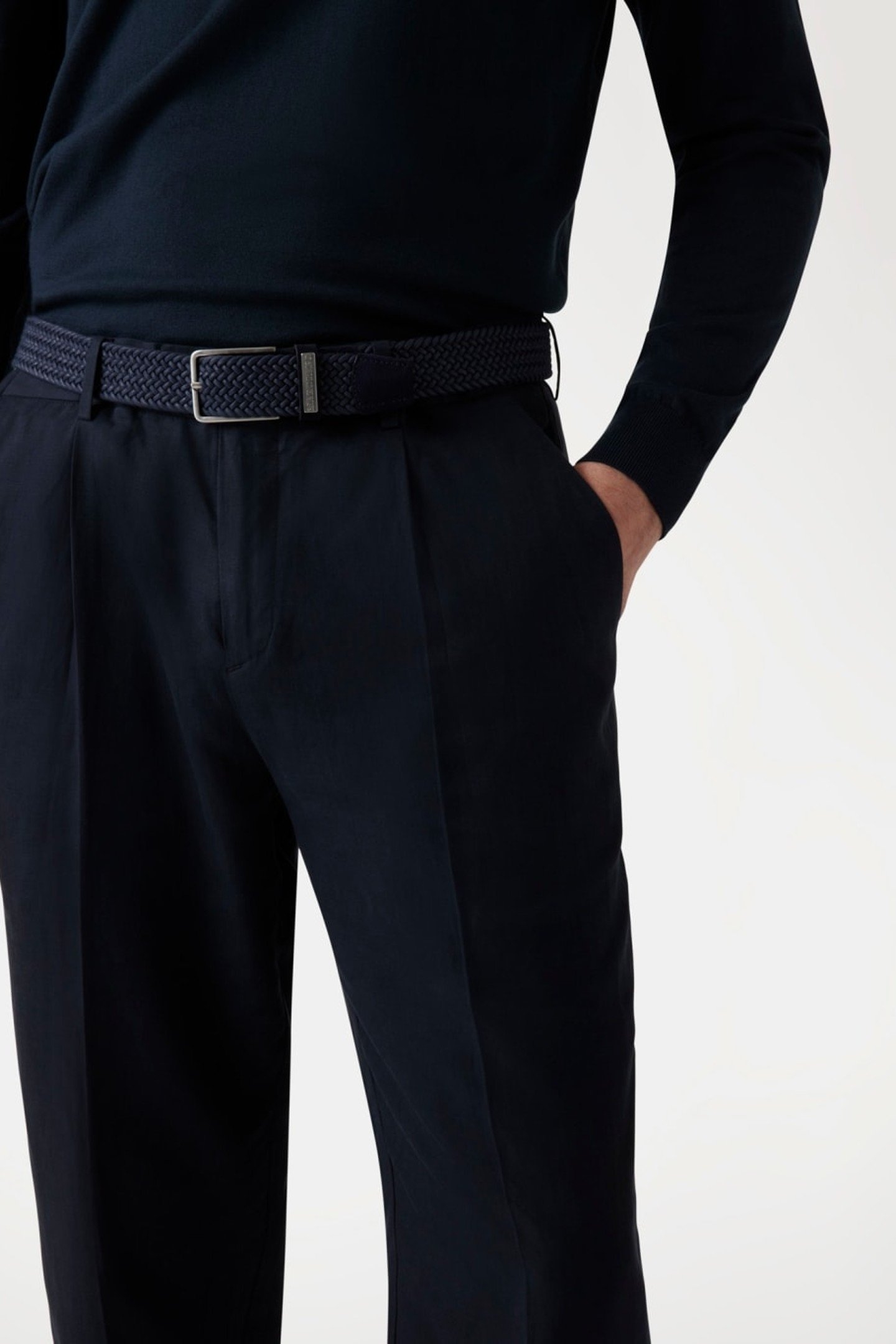 MAX PLEATED REG CHIN NAVY SEA 3