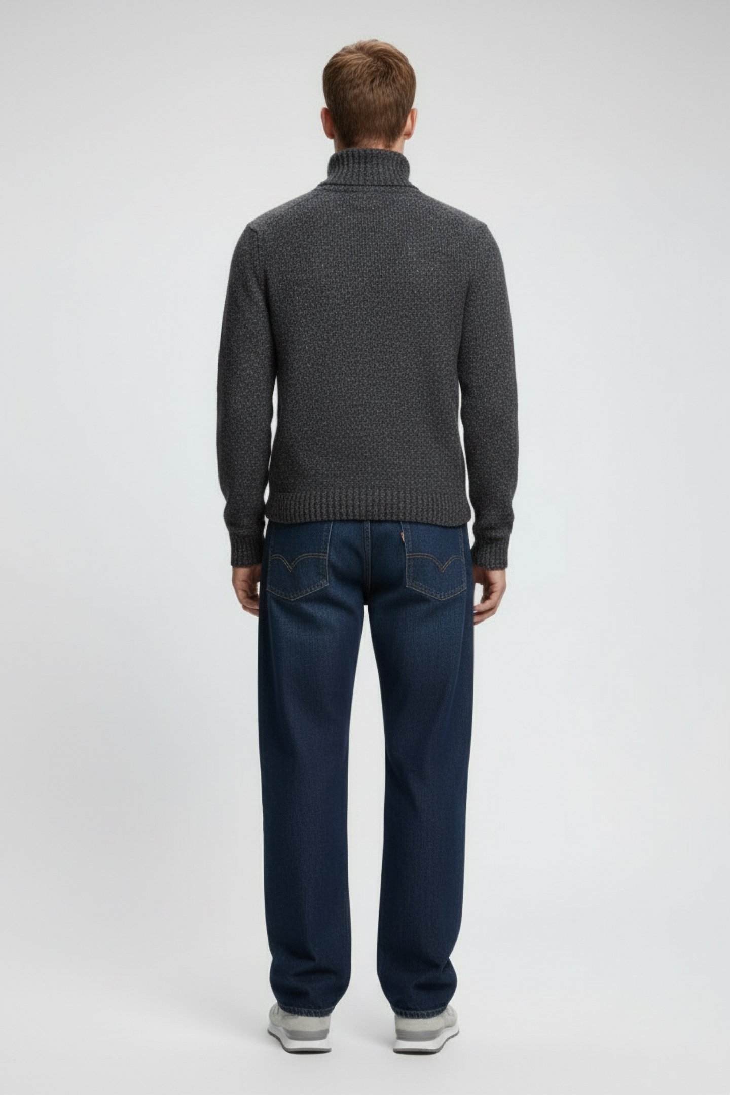 EDUARALF KNIT GREY MELANGE 2