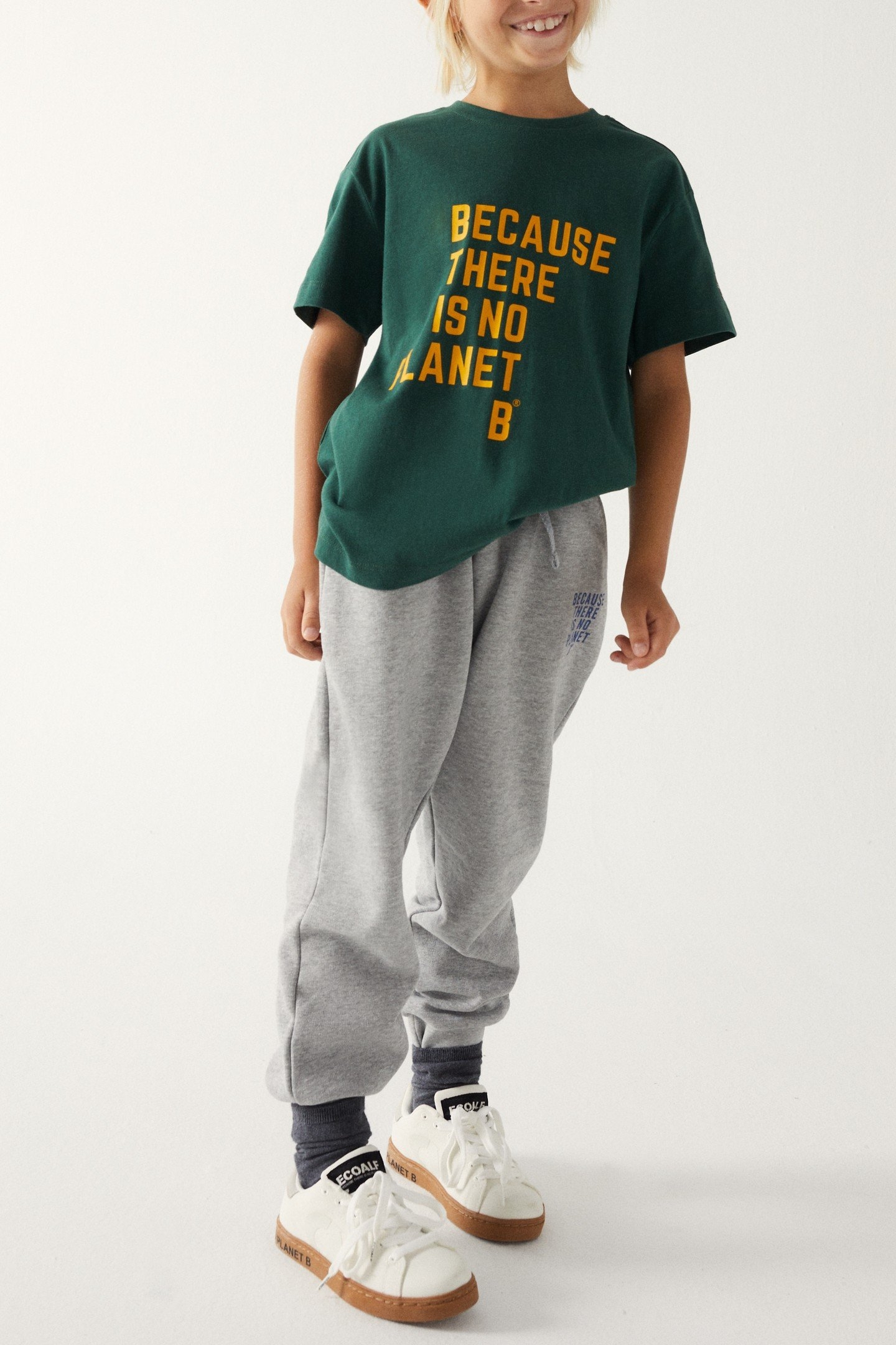 BOYS BECAUSEALF T-SHIRT URBAN GREEN 1