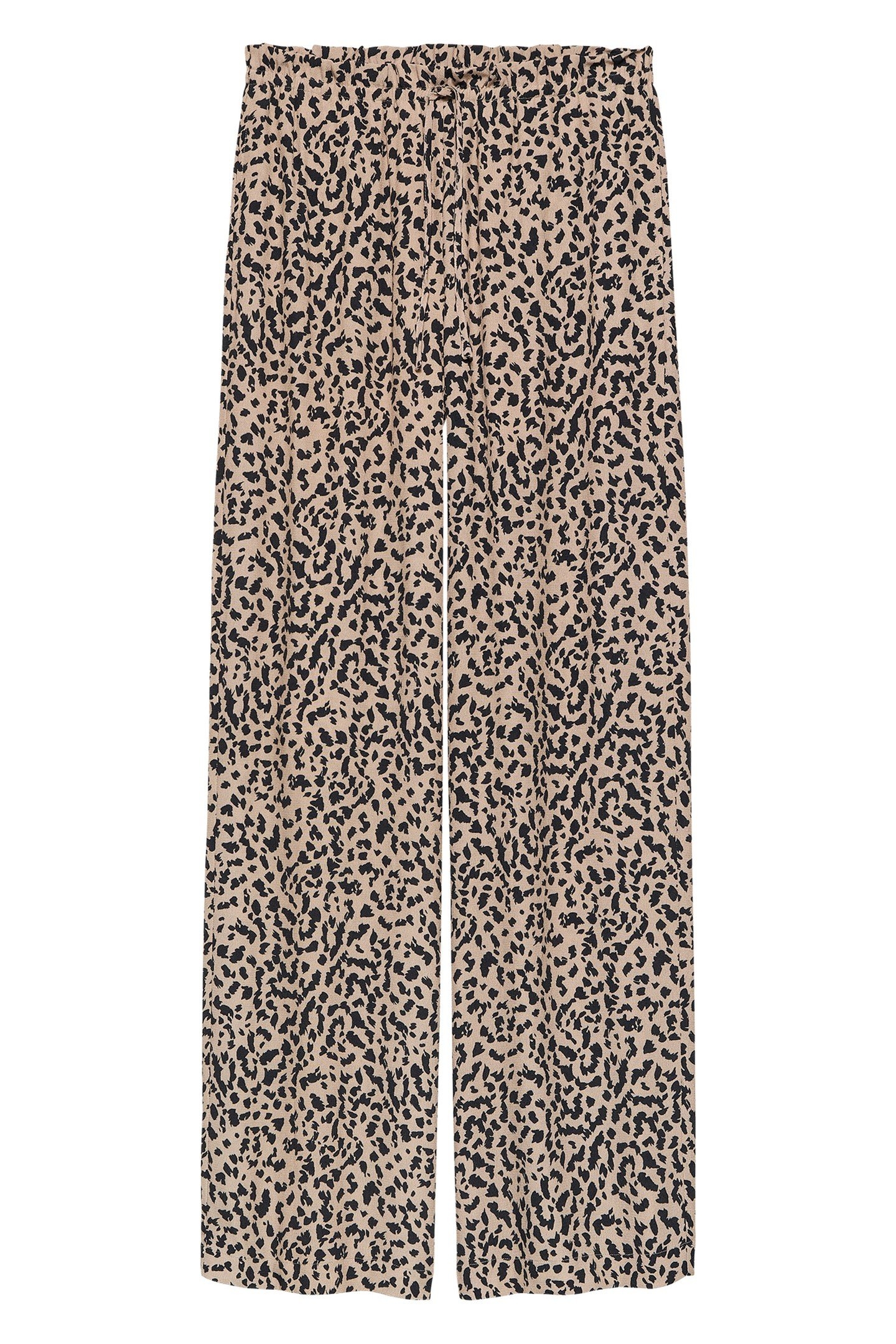 PULL ON LEOPARD TROUSERS SESAME 1