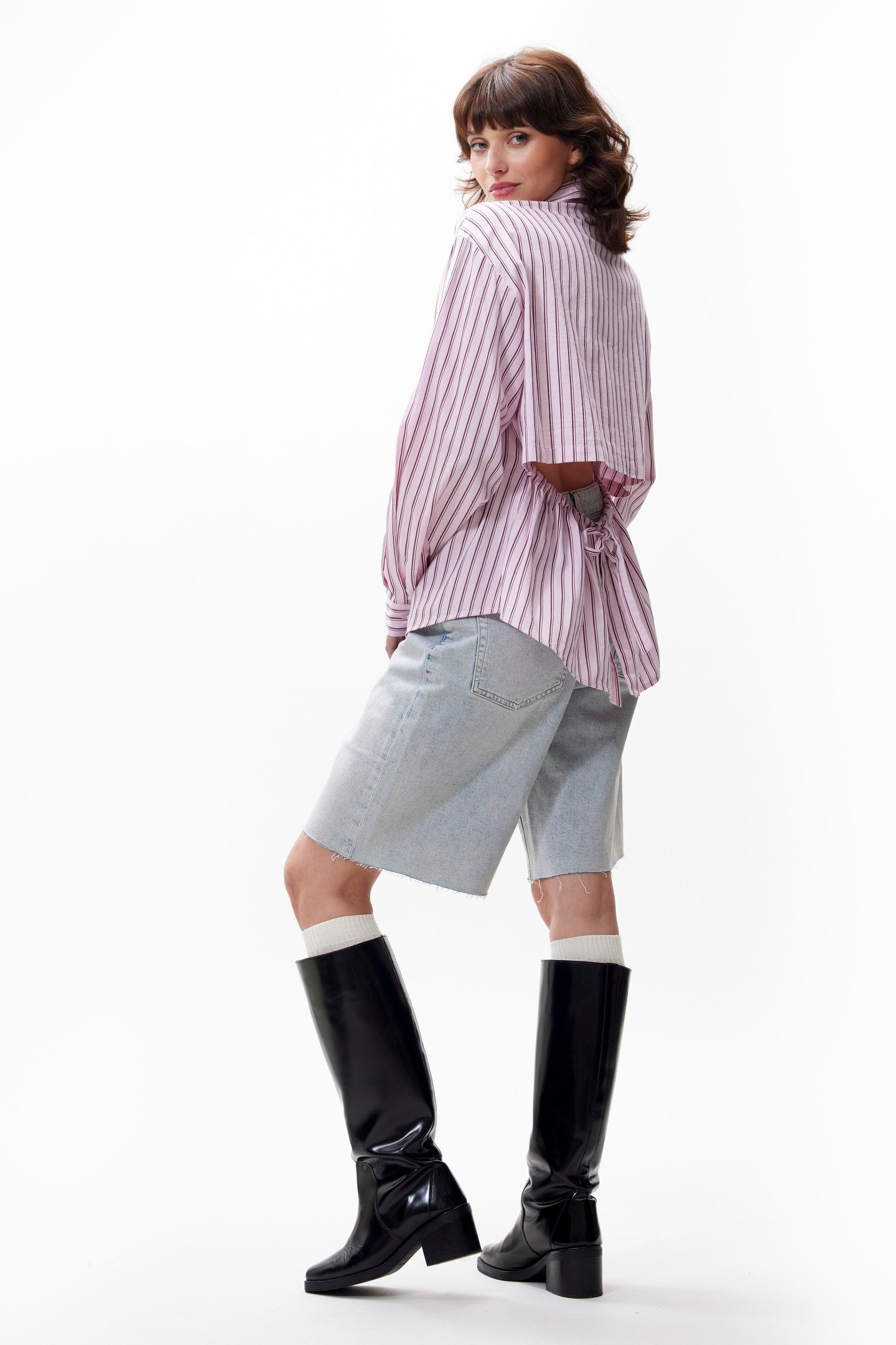 BLOUSE WITH OPEN BACK PINK LADY 2