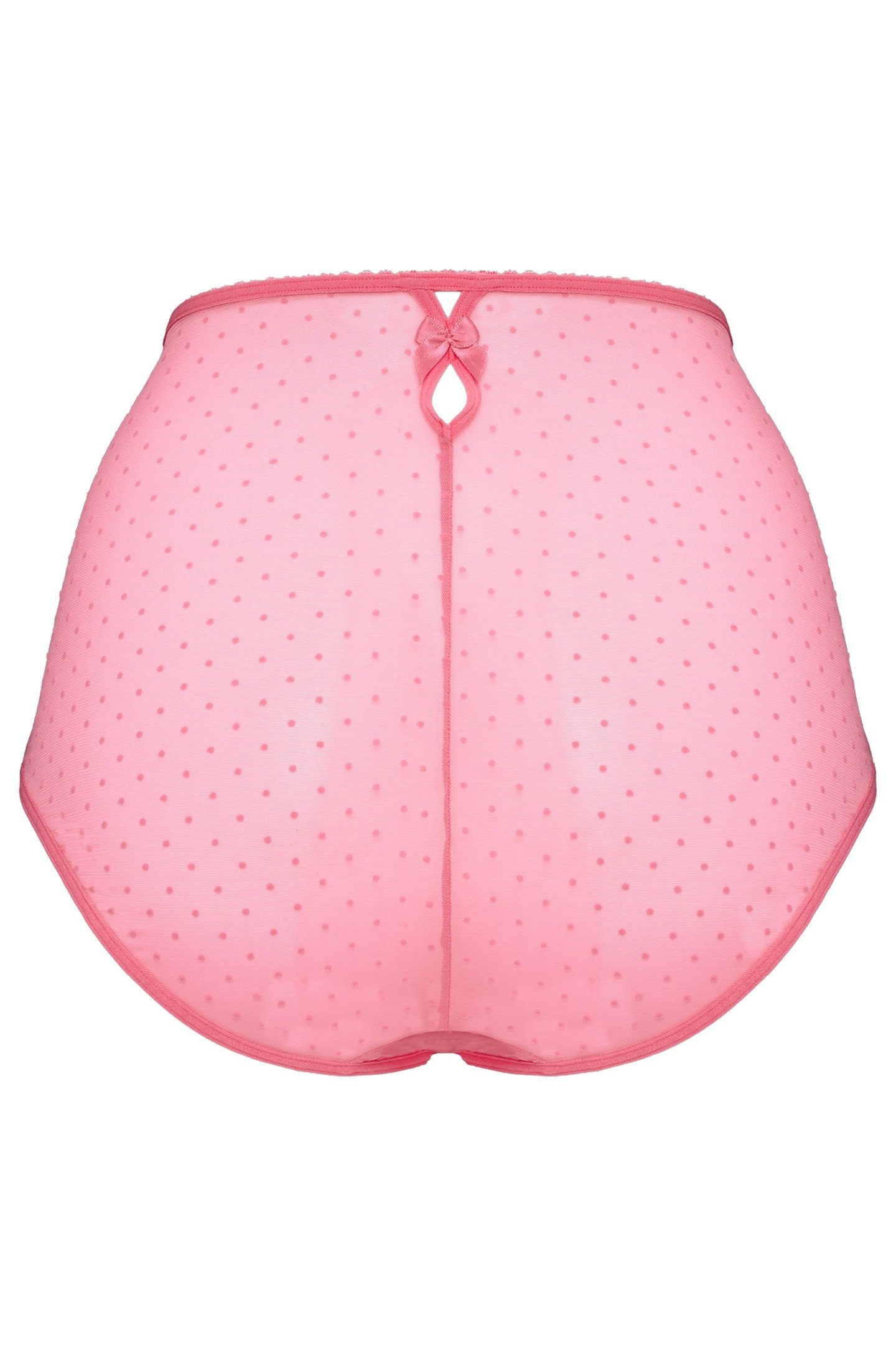 PEEKABOO BOTTOM BRIEFS HIGH WAIST PINK 3