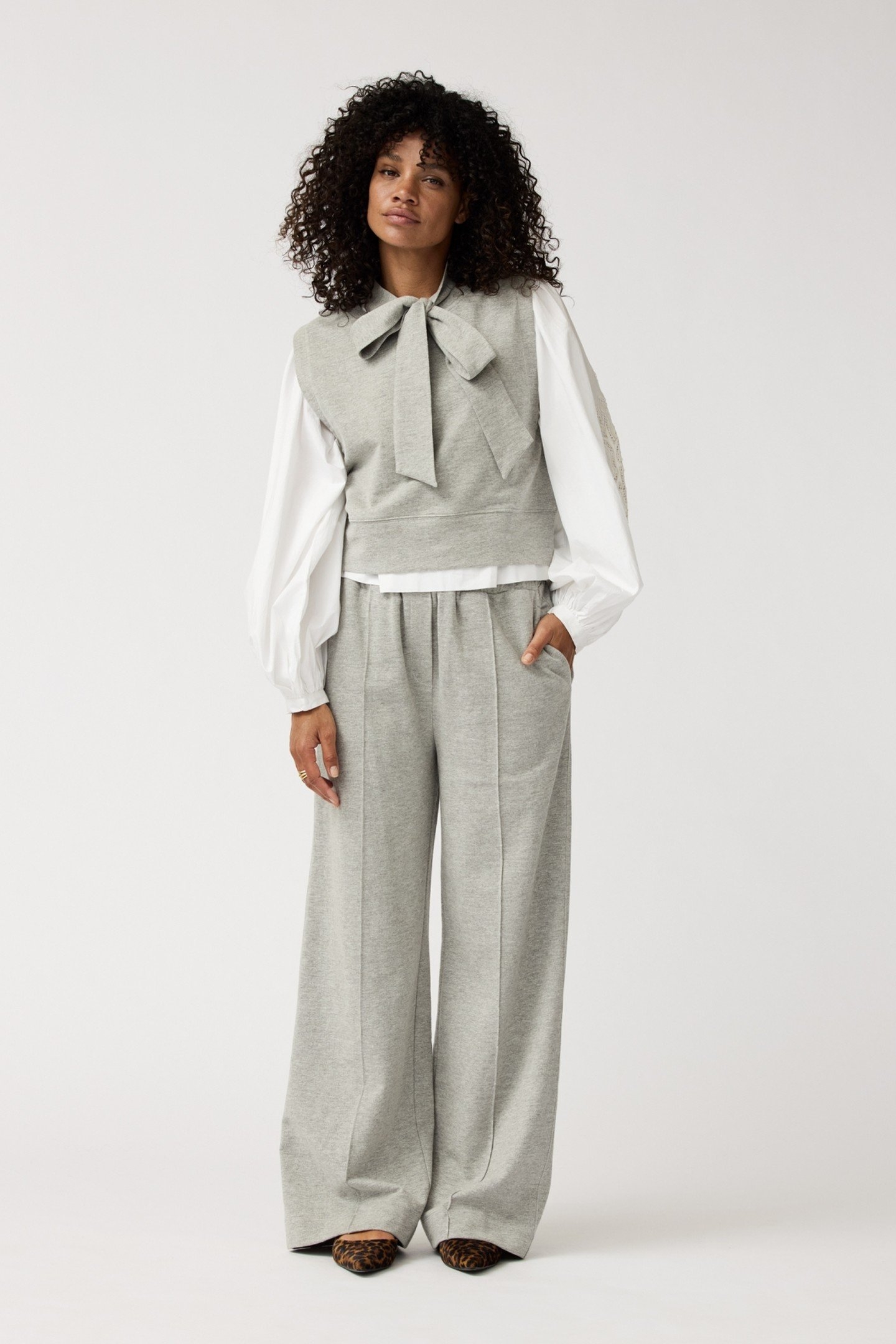 ALICE SWEATER GREY MELANGE 1