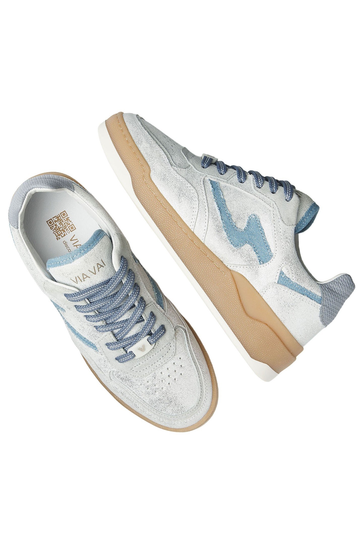 LEVI SUEDE SNEAKERS SILVER 7