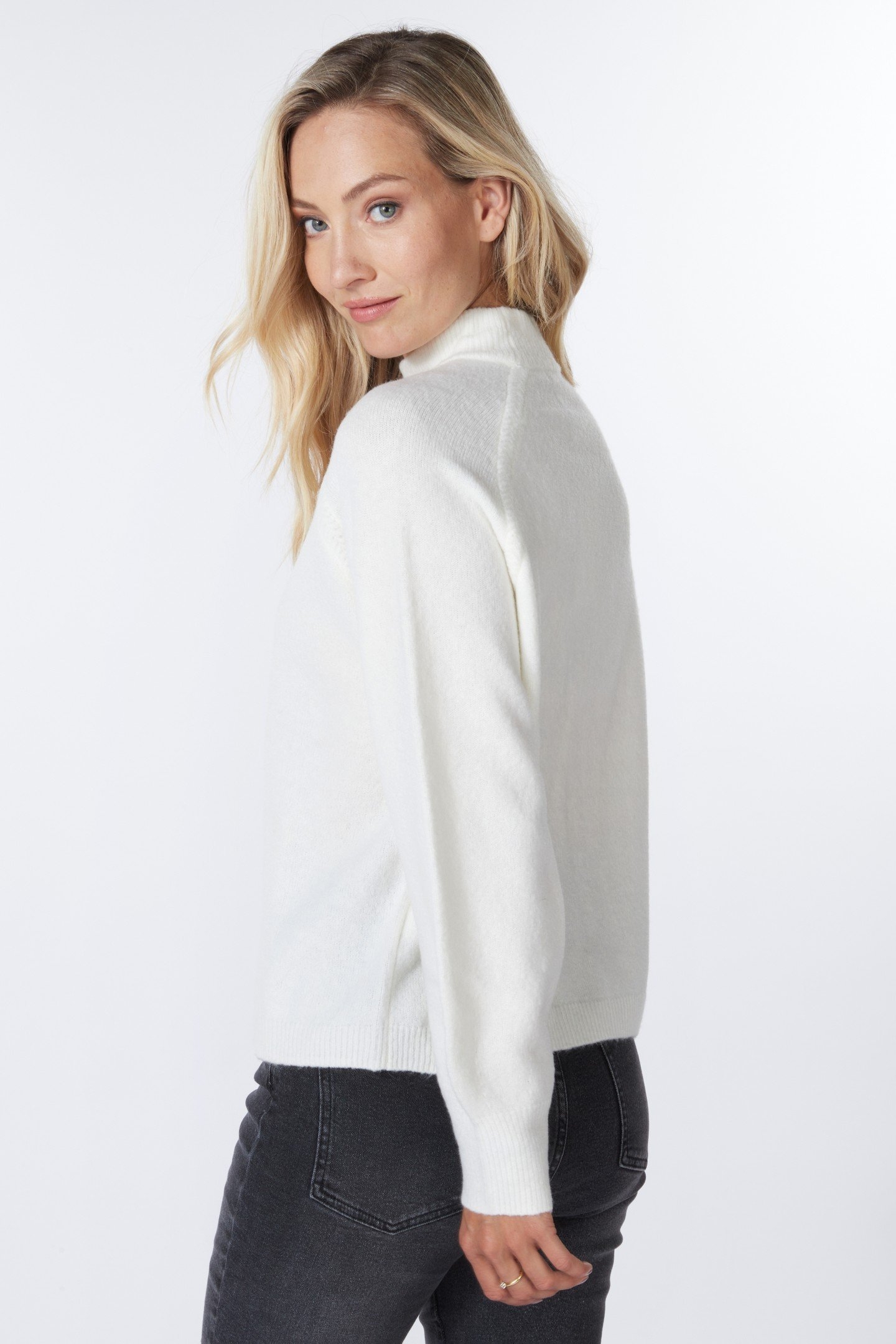 SWEATER CABLE RAGLAN OFF WHITE 3