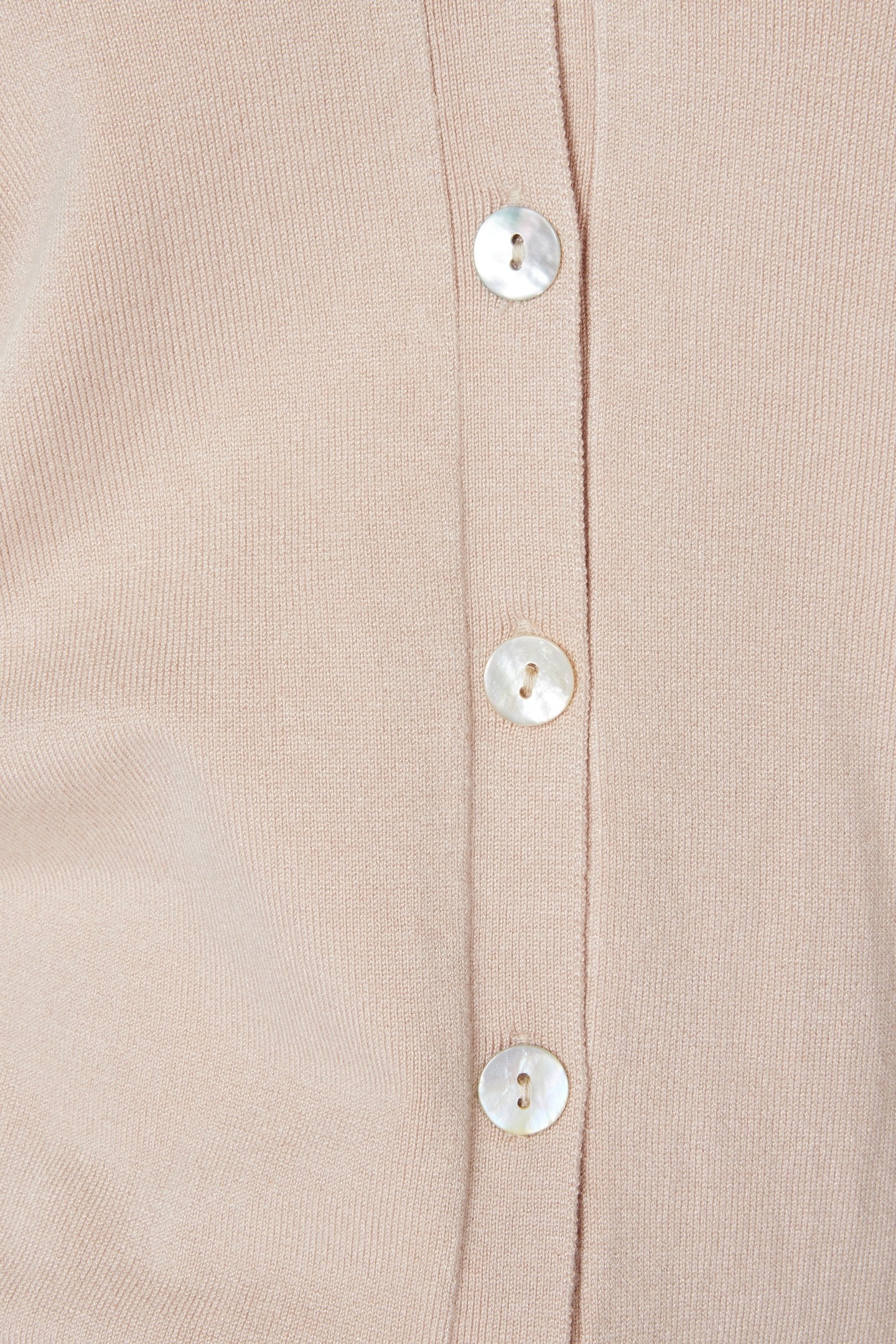 CARDIGAN BASIC V-NECK WARM SAND 4