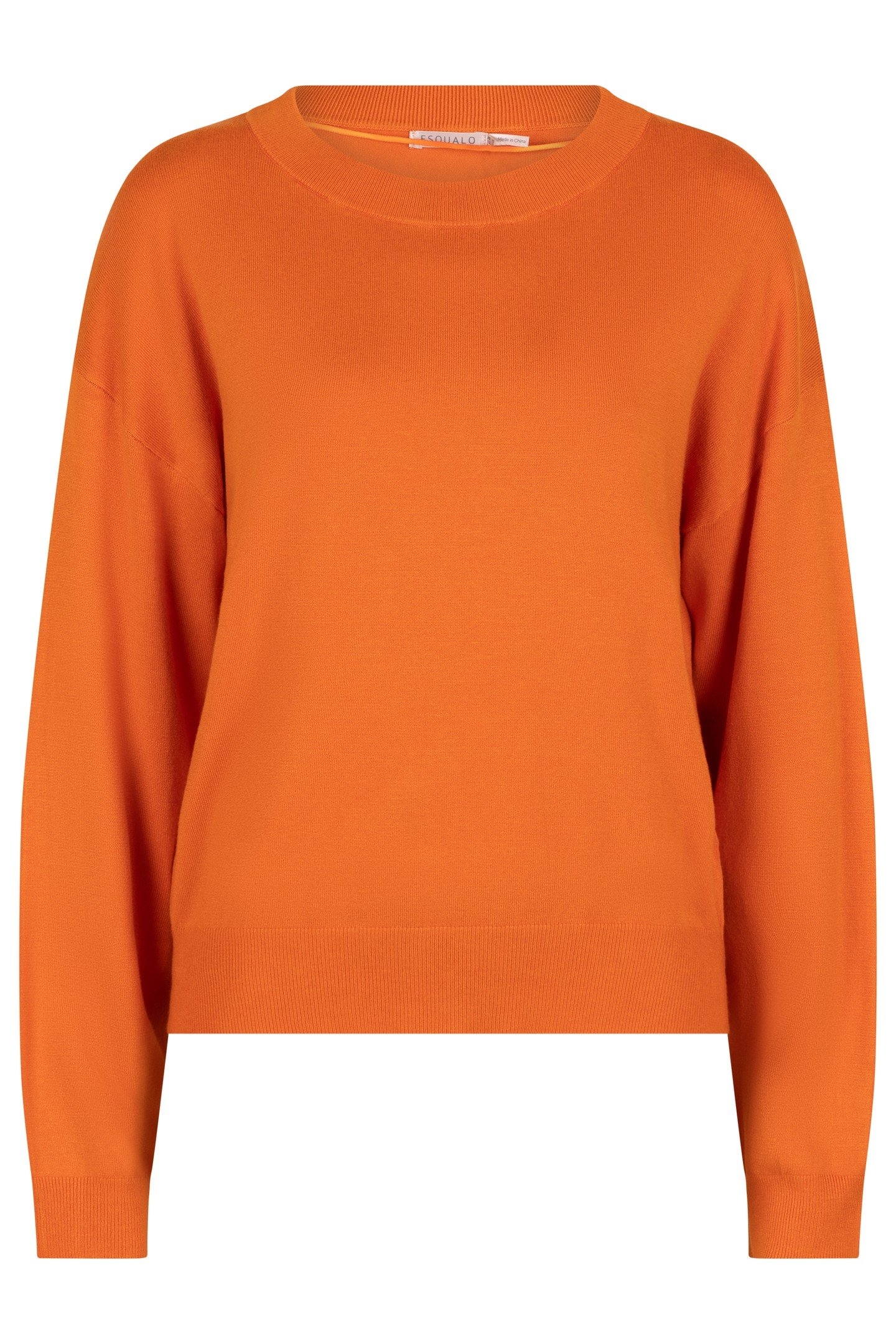 SWEATER BOXY BASIC KNIT PUMPKIN 4