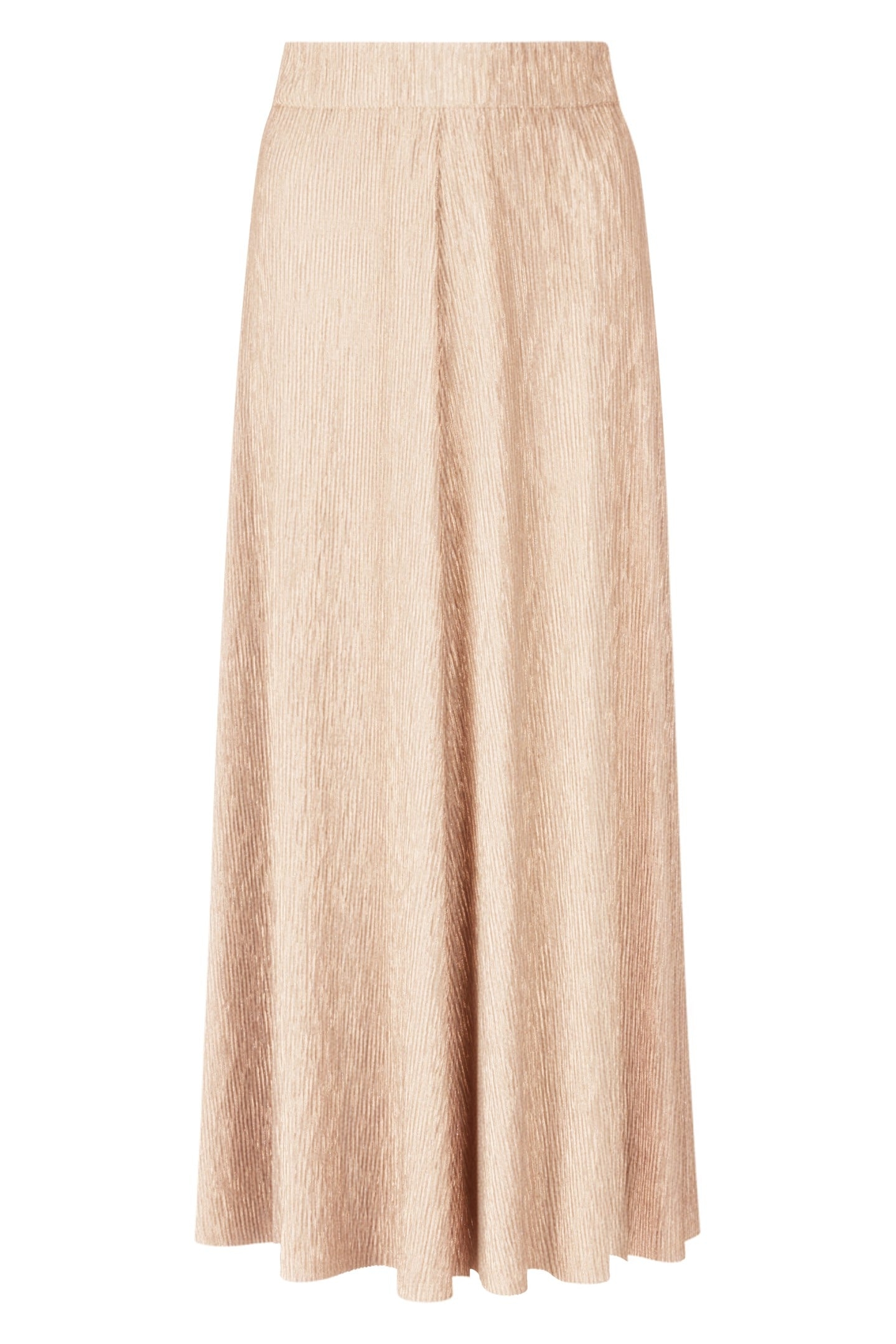 SKIRT CRINKLED VELOURS SAND 1
