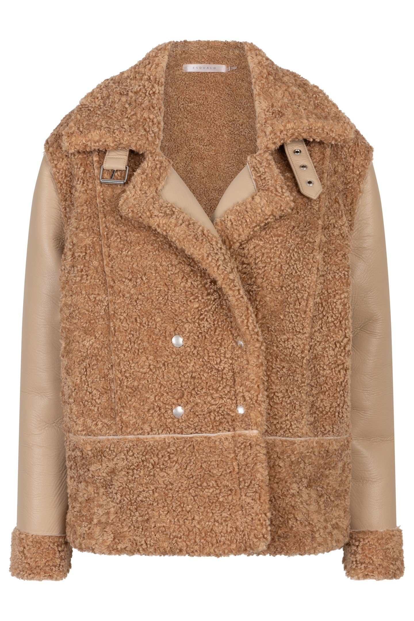 JACKET BONDED PU SLEEVES BRANDY 4