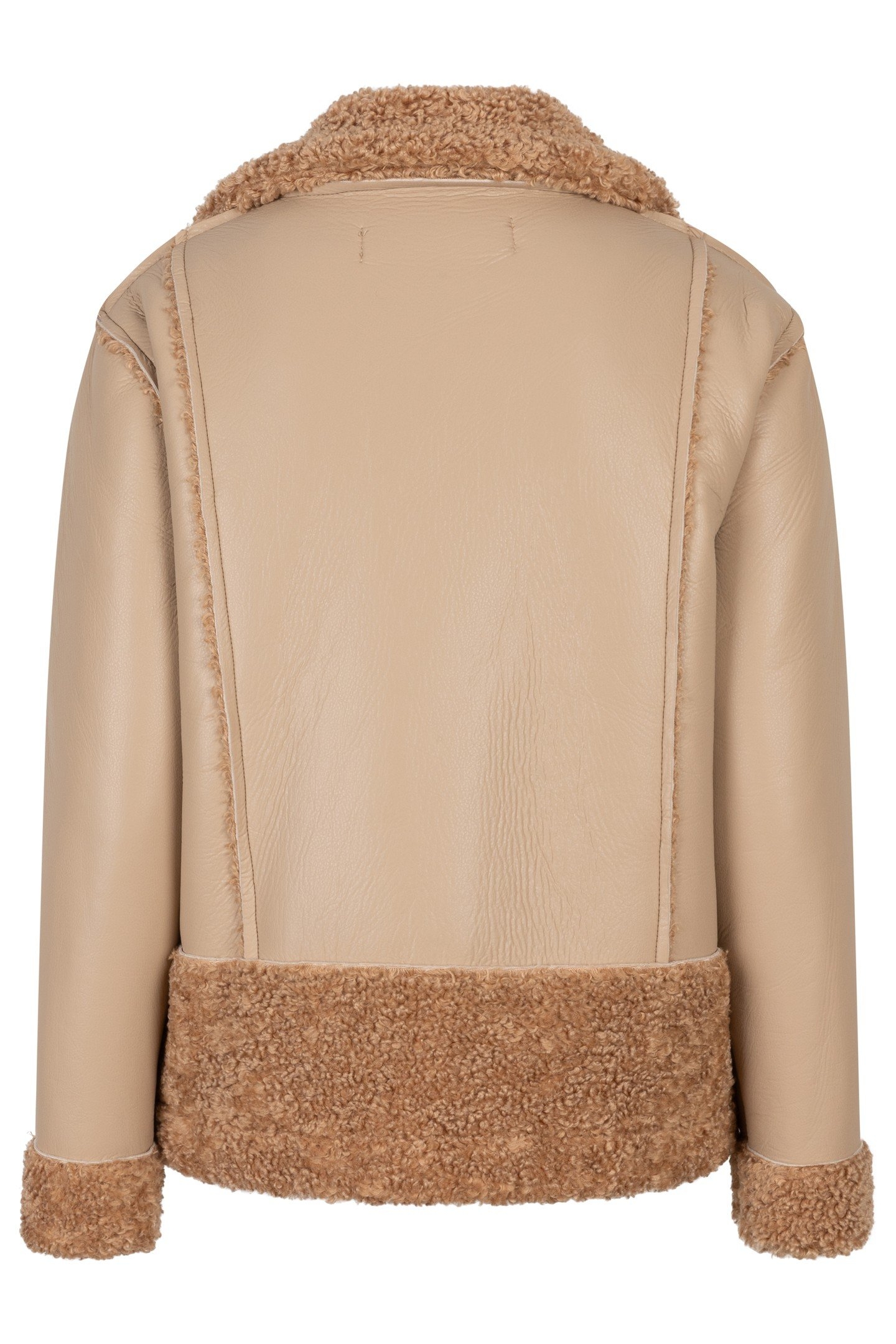 JACKET BONDED PU SLEEVES BRANDY 5