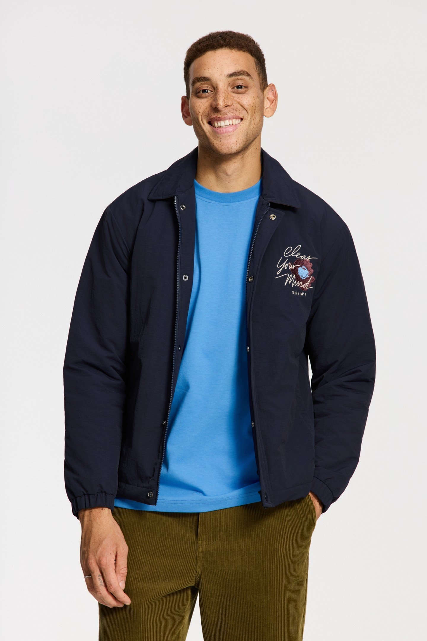 OTIS PADDED JACKET SHIWI UNWIND BLUE DARK NAVY 1