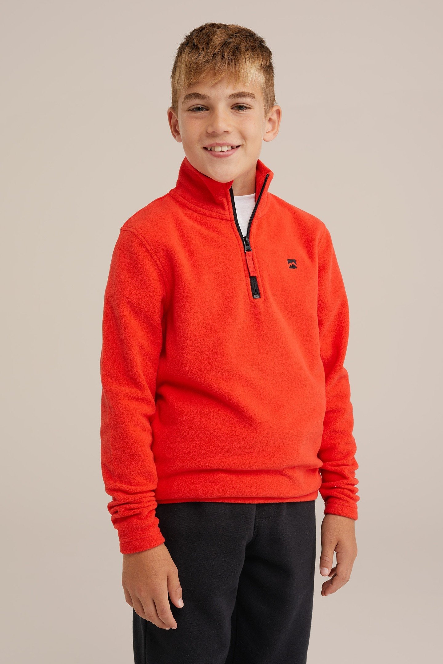 BOYS THERMAL SET BRIGHT ORANGE 2