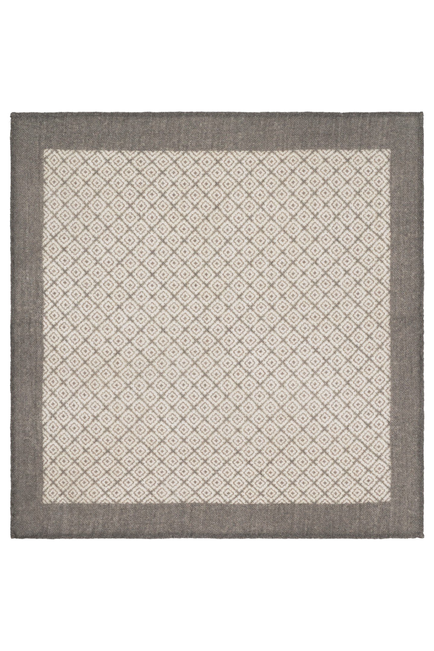 POCHET-LBROWN-GEOMETRIC LIGHT BROWN 2