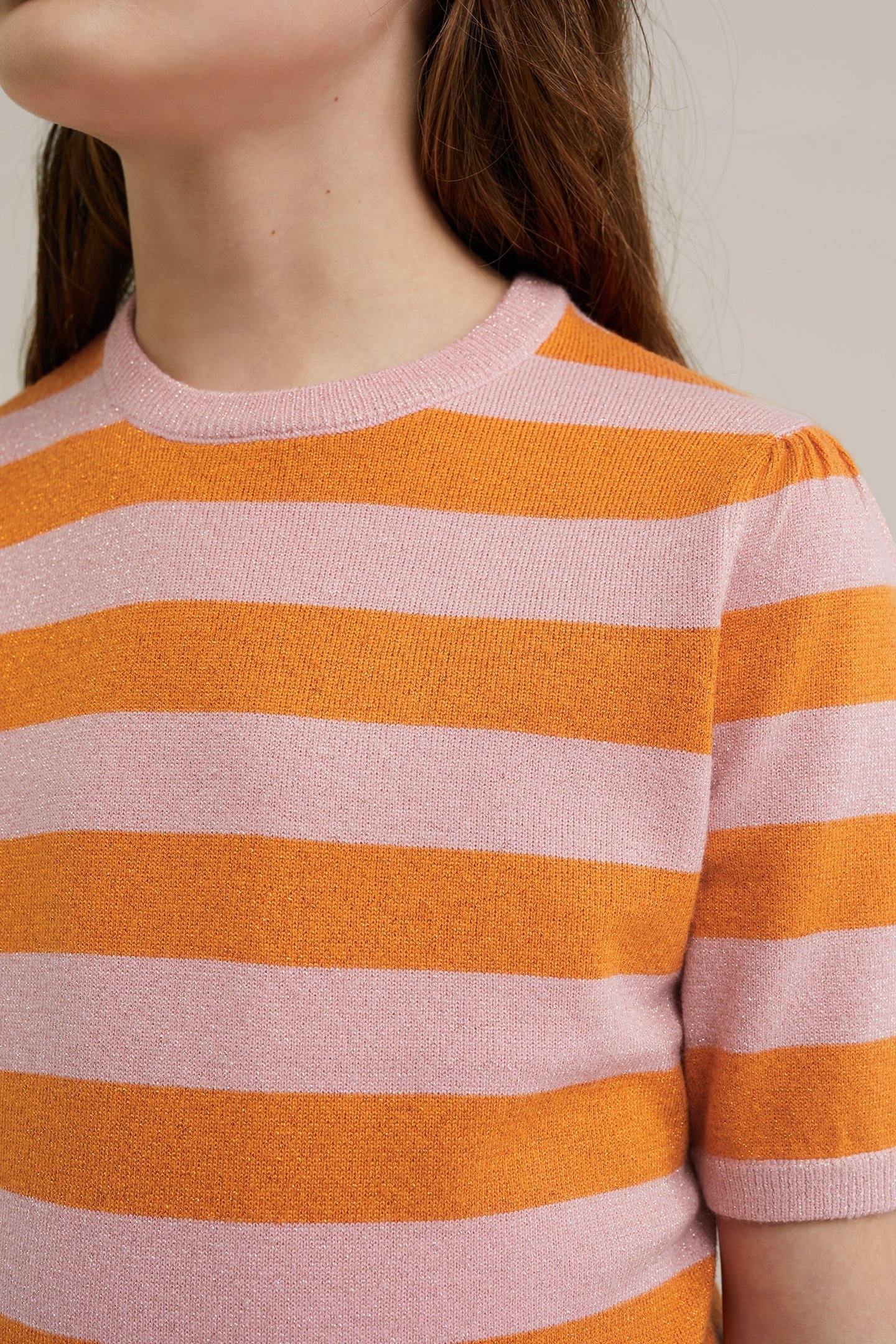 GIRLS DRESS MID LENGTH ORANGE 5