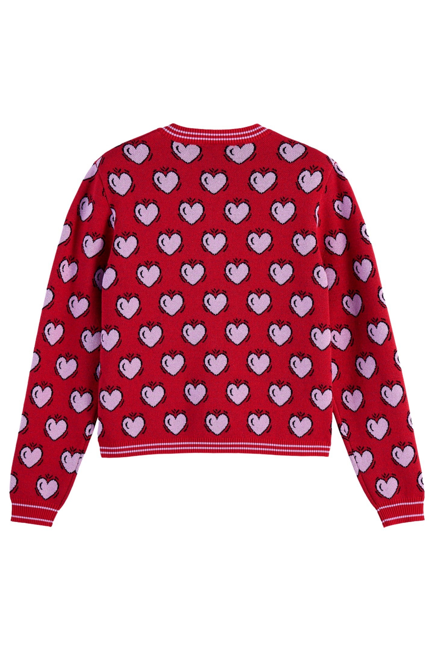 BURTON MORRIS CARDIGAN BURTON MORRIS HEART JACQUARD 3