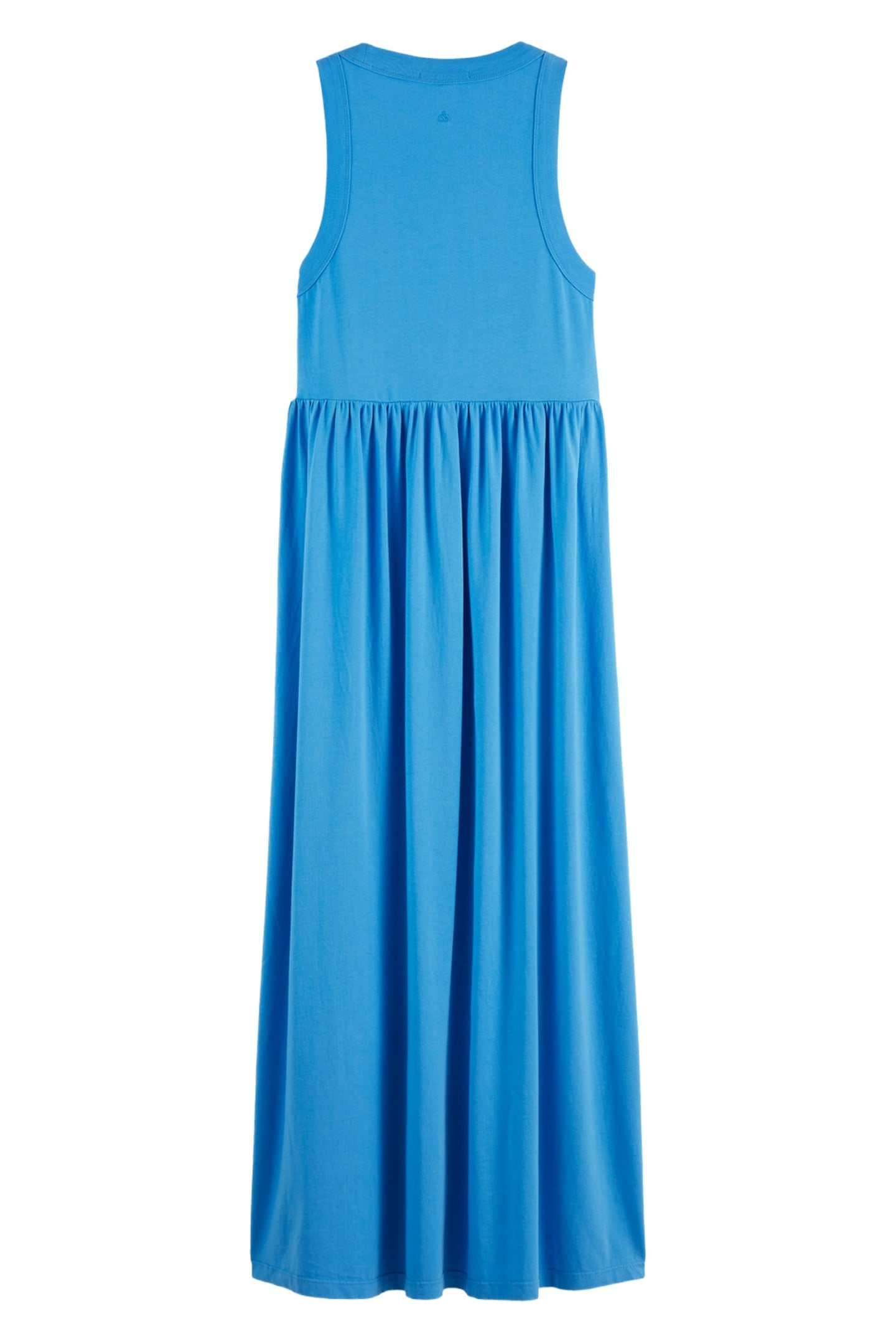 TANK JERSEY MIDI DRESS AQUA BLUE 4