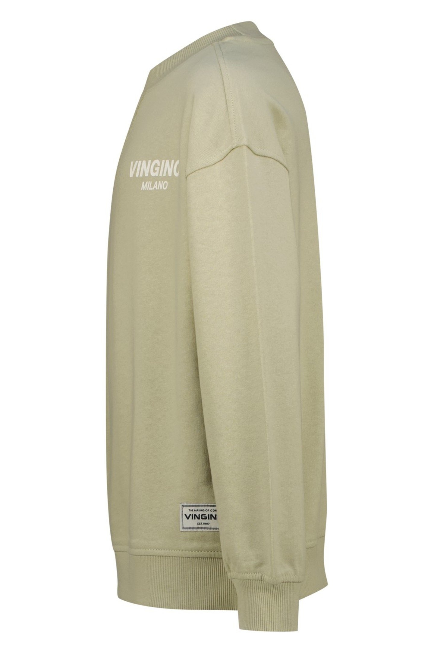 BOYS CREWNECK BASIC SWEATER KESWICK GREEN 3