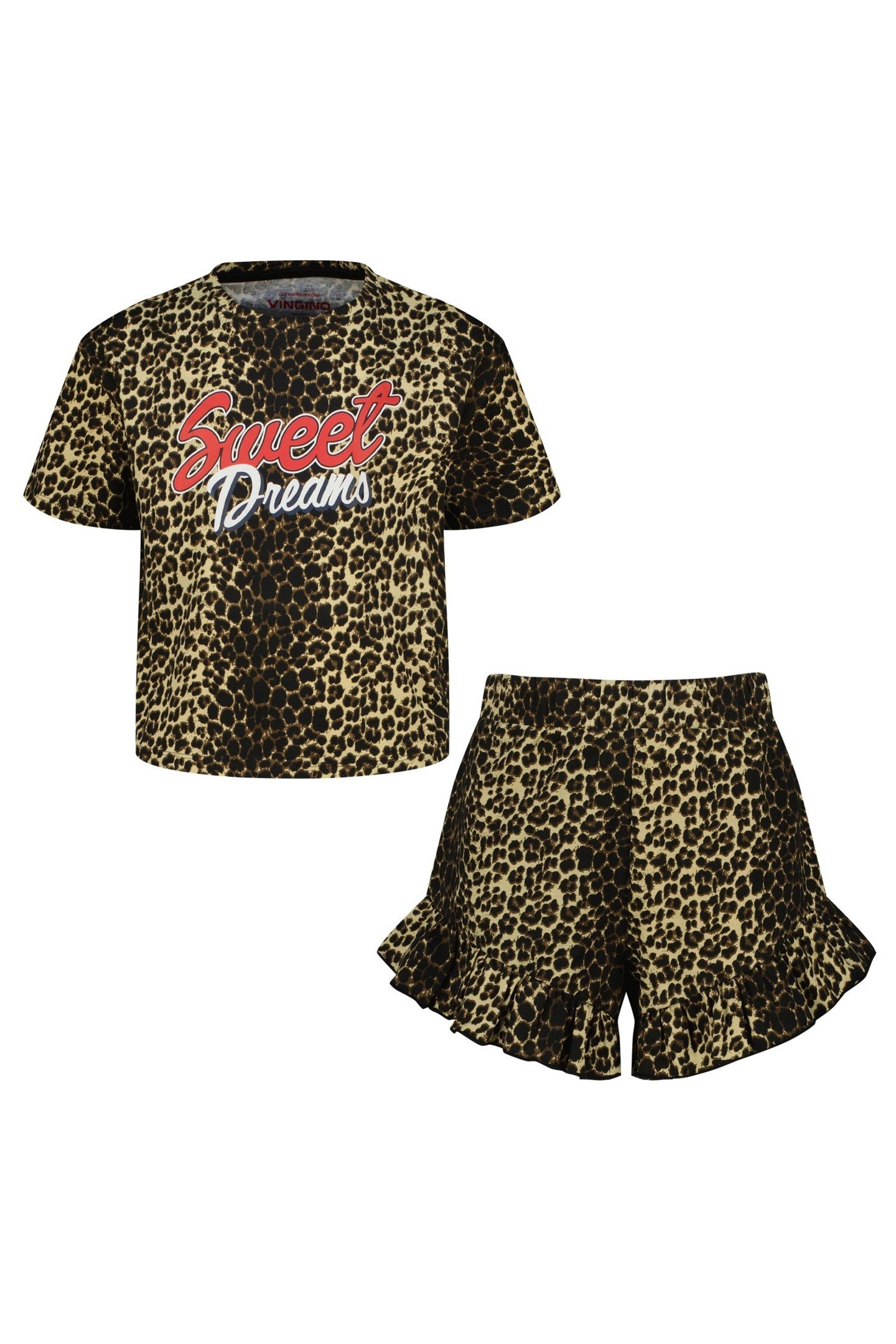 GIRLS WARANDA PYJAMA MULTICOLOR BROWN 1