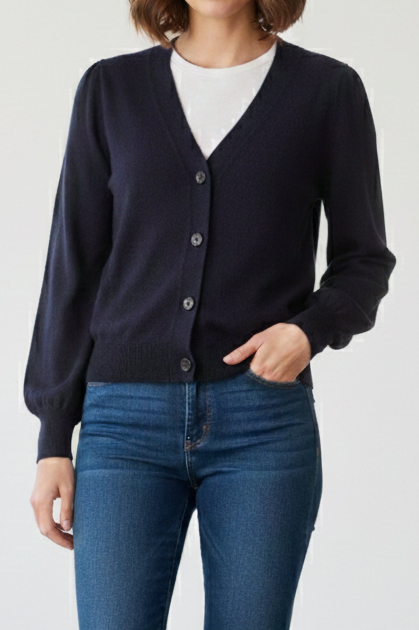 MARCIANO BY GUESS LAVANDA LS CARDI SWTR SMART BLUE 2